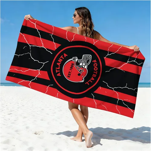 Vista 24 de Toalla de playa de microfibra fina y ligera para fanáticos del fútbol, con temática de la ciudad de Las Vegas, grandes, absorbentes, de gran