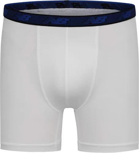 Vista 4 de New Balance Ropa interior de 3.5 pulgadas para niños, calzoncillos tipo bóxer Performance (paquete de 4)