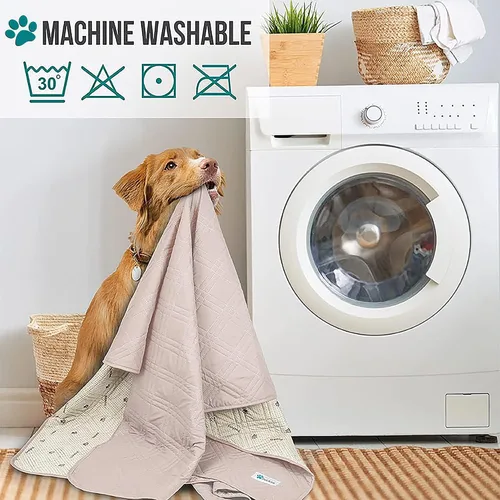 Vista 8 de PetAmi Funda de sofá impermeable para perros, manta impermeable para mascotas, funda reversible para muebles protector de sofá para cama de gato