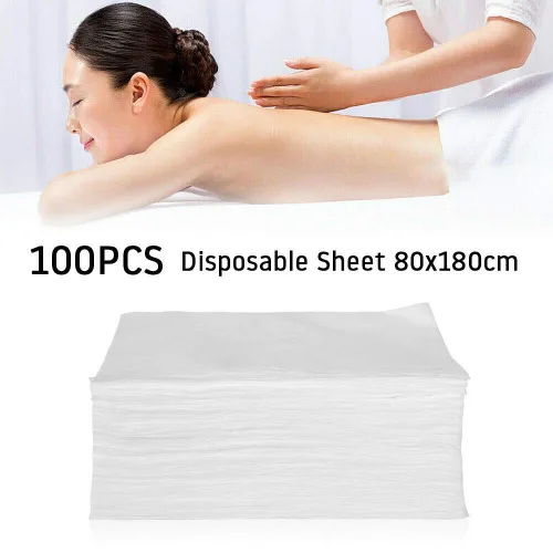 Vista 6 de BNP 10 piezas de sábanas de spa desechables para mesa de masaje, cubierta impermeable no tejida para masajes, spa y exámenes, suministros de spa