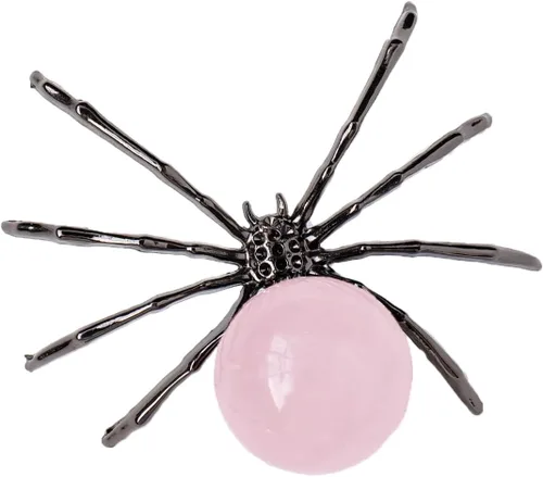 Vista 10 de Runyangshi 1 bola de amatista de cristal natural de 2 pulgadas, hecha a mano, estatua de araña animal, adorno de cristal curativo para decoración