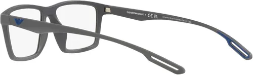 Vista 5 de Emporio Armani Men's Ea4189u Universal Fit Prescription Eyewear Frames with Two Interchangeable Sun Clip-ons Rectangular