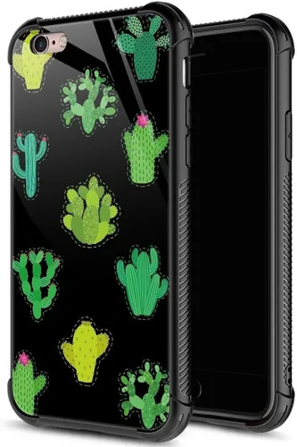 Vista 35 de ZHEGAILIAN Funda para iPhone 6/6S, protección de grado militar, esquinas a prueba de golpes, funda antiarañazos para iPhone 6/6S, pavo real