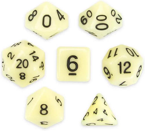 Vista 2 de Brybelly Juego de 7 dados poliédricos Series III Wiz - Edición más reciente