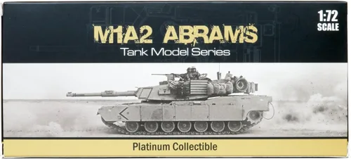 Vista 6 de POCO DIVO US M1A2 Abrams Tank Diecast 1/72 Escaparate Colección Modelo de Acción
