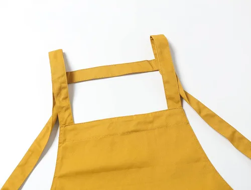 Vista 10 de Jeelow Delantal de cocina de algodón o sarga de algodón para hombres y mujeres, ajustable con bolsillos ajustables