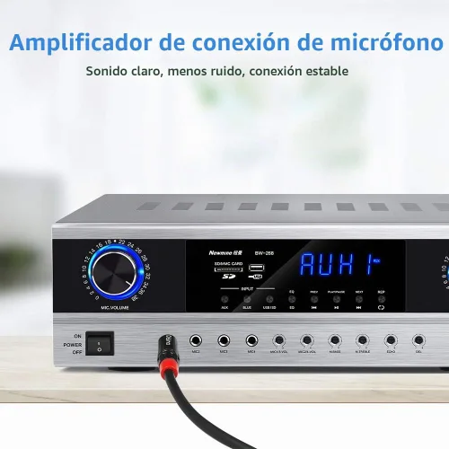 Vista 7 de Cable divisor XLR hembra dual a conector TRS macho estéreo de 1/4 pulg. (6,35 mm) Y, cable de conexión desequilibrado de adaptador XLR hembra a