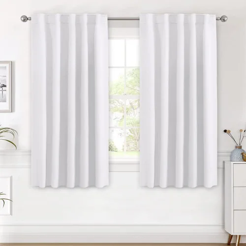 Vista 15 de H.VERSAILTEX Cortinas Opacas con Aislamiento Térmico, Paneles de Tratamiento de Ventanas que Oscurecen la Habitación, Cortinas Opacas para Sala
