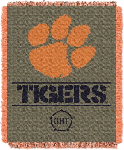 Vista 30 de Northwest NCAA Unisex-Adult Woven Jacquard Throw Blanket Homenaje