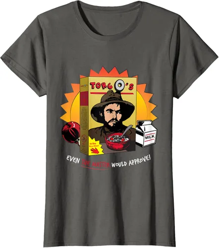 Vista 8 de Torgo Camiseta de película de culto de cereales, Negro, S