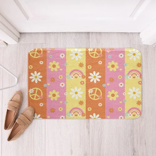 Vista 20 de Alfombras de baño de bailarina para niños, diseño de estrellas y corazones con notas musicales, decoración de habitación de niñas y mujeres