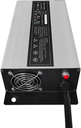 Vista 4 de Nuevo 48V 15A RXV Cargador de batería para carro de golf Ez-Go EZgo TXT con conector RXV 3 clavijas