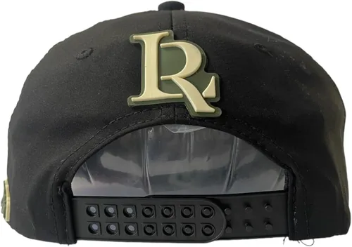 Vista 3 de Luis R Belikin Cuero Logo Negro Narco Snapback JGL Belico Estilo Mexican Flag Gorra