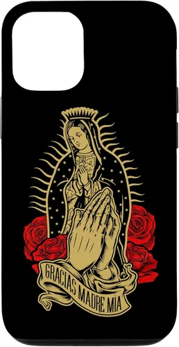 Vista 28 de Our Lady Virgen De Guadalupe Virgen Mary Gracias Madre Mía - Carcasa para iPhone 17