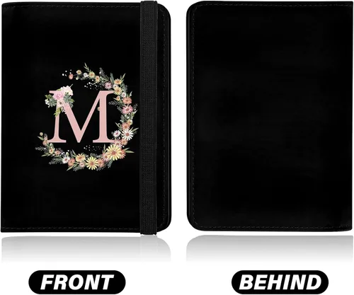 Vista 5 de Linda Funda para Pasaporte y Soporte Combo, Cubierta para Pasaporte con Bloqueo RFID, Compatible con Billetera para Hombres y Mujeres, Protector