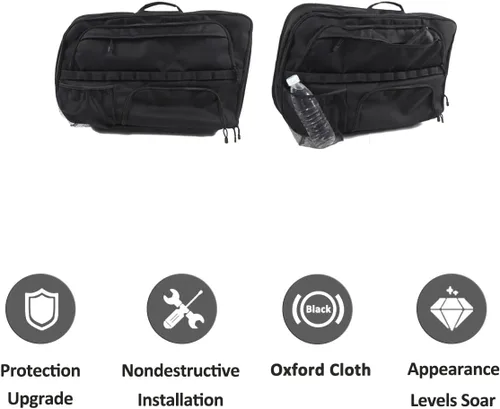 Vista 7 de Organizador de bolsa para maletero de automóvil compatible con Land Rover Discovery 4 2010-2016 Oxford Organizador de almacenamiento trasero, bolsa