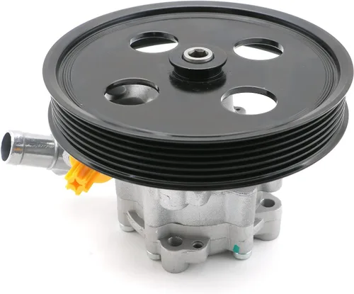 Vista 5 de Chefull Bomba de dirección asistida con polea Compatible con 2007 2008 2009 2010 2011 para Jeep Wrangler (JK) para 3.8L V6, bomba de asistencia