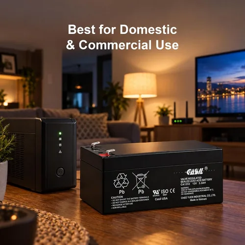 Vista 8 de Casil Batería de repuesto de 12V 3.3Ah para Amstron AP1232 AP-1234 AP123 APC Back-UPS ES 350 ES BE325-CN/B ES BE350C / BE3 UPS ES350 BE350R BP3-12