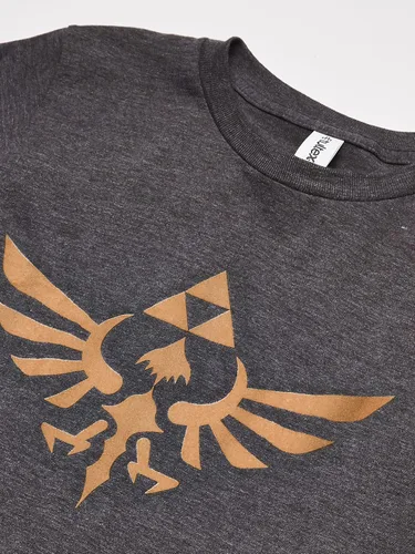 Vista 2 de Nintendo Zelda Triumphant Triforce Graphic Camiseta para niño