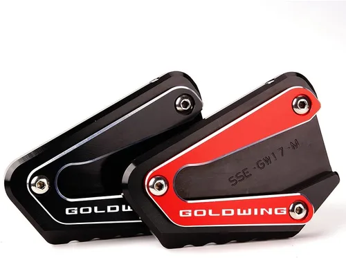 Vista 3 de MOWOK Para Goldwing GL1800 2002-2017 y 2018-2025 Goldwing GL1800 1800 Extensión de Soporte Lateral de Motocicleta con Reposapiés