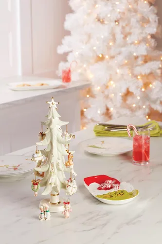 Vista 3 de Lenox 894168 Plato de dulces Merry Grinchmas, Navidad y entretenimiento navideño