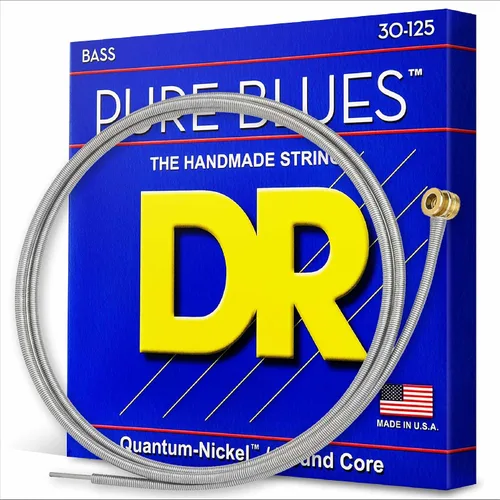 Vista 8 de DR Strings PURE BLUES Cuerdas para Bajo Eléctrico (PB5-40)