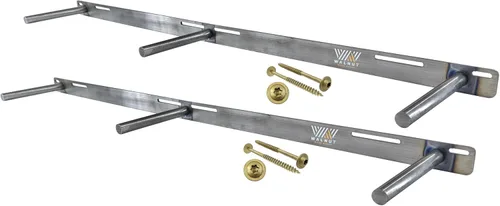 Vista 11 de Par de resistentes soportes de 2" para repisa flotante HECHO EN EE.UU.