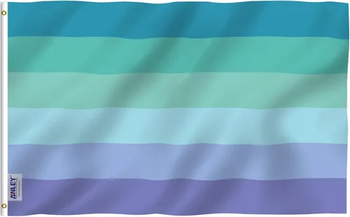 Vista 13 de Anley Fly Breeze - Bandera del orgullo abrosexual de 3 x 5 pies, color vivo y a prueba de decoloración, cabecera de lona y doble costura, banderas