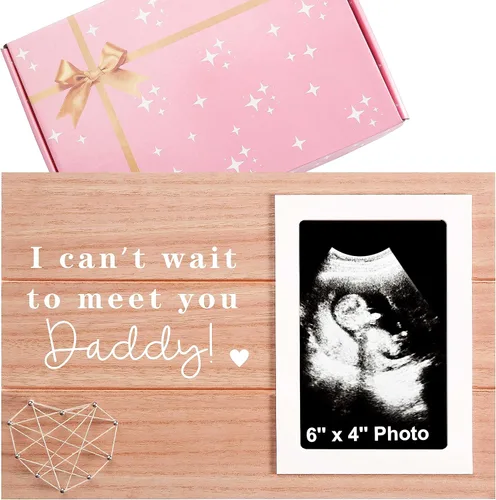 Vista 8 de Regalos de cumpleaños y Navidad para papá e hija - Primer regalo del Día del Padre para papá - Marco de fotos para papá primerizo - La niña de papá