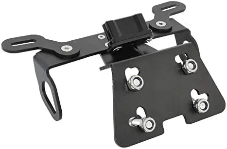 Vista 3 de Soporte de matrícula para guardabarros trasero, marco de matrícula con luz LED para Yamaha XJ6/DIVERSION/F XJ6N XJ6F XJ6S FZ6R FZ-6R 2009 2010 2011