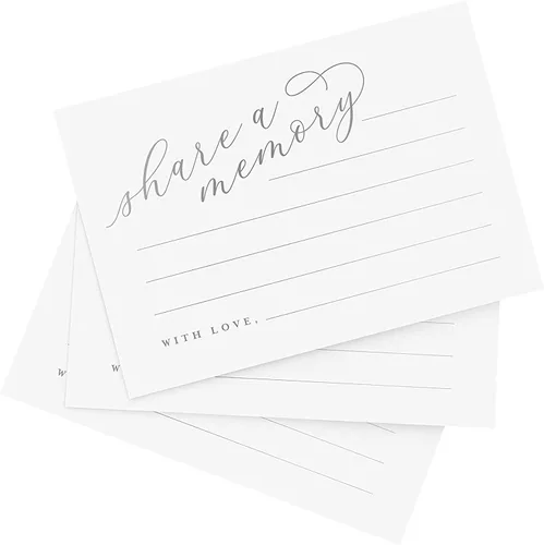 Vista 9 de Bliss Collections Tarjetas de memoria, escritura de corazón, tarjetas para bodas, duchas, cumpleaños, celebración de la vida, funeral, jubilación