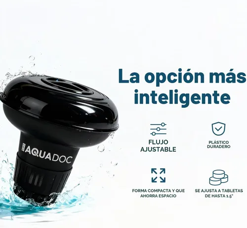 Vista 7 de MAV AquaDoc Tableta Flotador de Bromo y Cloro para Tabletas de 1,5