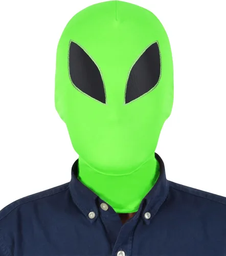Vista 14 de Aniler Máscara unisex de elastano de cobertura completa para Halloween, máscara de cara completa para disfraz de cosplay