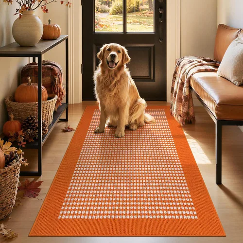 Vista 30 de Ileading Tapete para puerta de interior de 24 x 36 pulgadas, absorbente para perros, tapete de bajo perfil para entrada pequeño con respaldo de goma