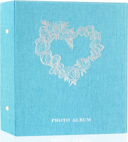 Vista 11 de Artmag Álbum de fotos pequeño de 4 x 6 pulgadas, 52 fotos, 2 paquetes, cubierta de lino, cada paquete tiene capacidad para 52 fotos, carga superior