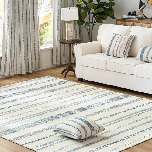 Vista 160 de jinchan Alfombra marroquí de pasillo 2x6 - Alfombra de pasillo lavable a máquina para cocina, alfombra moderna geométrica suave de pelo bajo