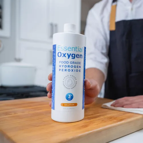 Vista 4 de Peróxido de hidrógeno de Essential Oxygen, 3 % de grado alimenticio, 857584005057, 1, 1
