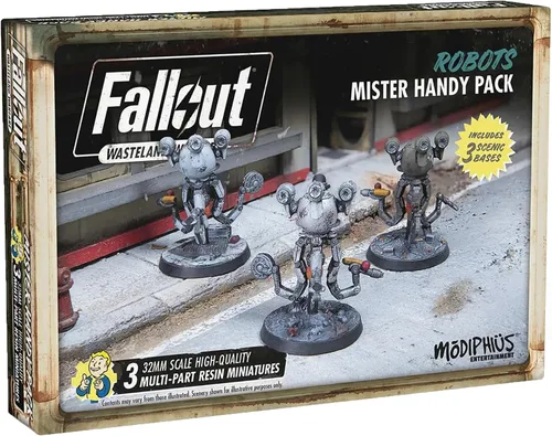 Vista 10 de Modiphius: Fallout: Wasteland Warfare: Super Mutants - Centaurs - 2 Figuras, Ola Forjada en Fuego, Miniaturas de Resina Multiparte de 32 mm Sin
