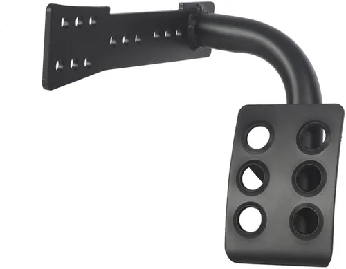 Vista 3 de Hooke Road Pedal muerto para pie izquierdo, panel frontal de metal, compatible con Jeep Wrangler JK & Unlimited 2007-2018