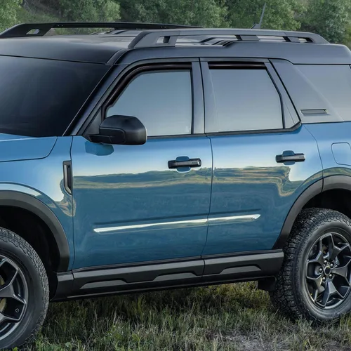 Vista 7 de Nilight - Deflectores de lluvia en canal para Ford Bronco Sport 2021 2022 2023 2024, deflectores de ventana originales, viseras de ventilación