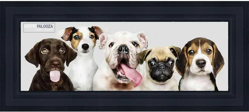 Vista 12 de Poster Palooza 3x3 Inch Contemporary Black Complete Wood Square Picture Frame with UV Acrylic Plexiglass, Foam Board Backing & Hardware Included