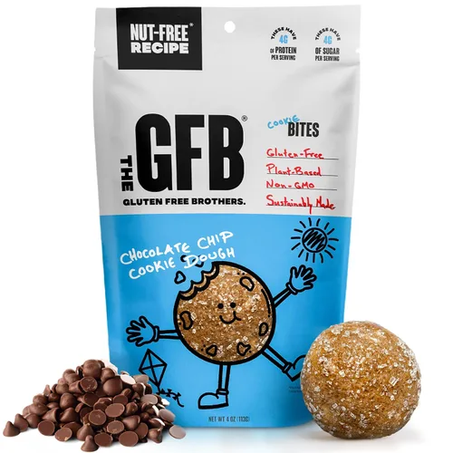 Vista 28 de The GFB Bocaditos de proteína aptos para alérgenos para pastel de cumpleaños, aperitivos sin gluten sin nueces, bolas de proteína a base de plantas