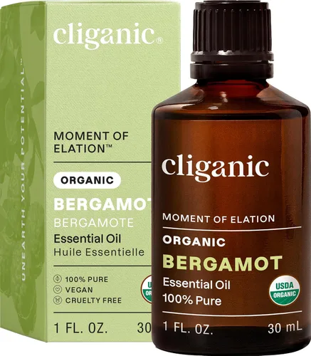 Vista 46 de Cliganic Aceite esencial de albahaca orgánica, 100% puro y natural para aromaterapia Con verificación sin OMG