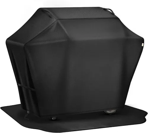 Vista 10 de Funda para parrilla de 32 pulgadas para parrilla al aire libre, impermeable, resistente a la intemperie, resistente a los rayos UV y a