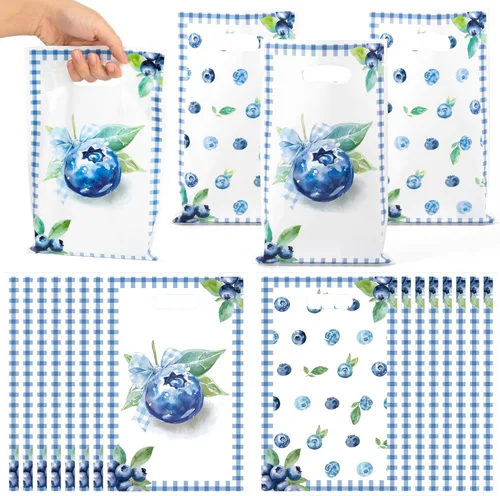 Vista 22 de Bolsa de Regalo para Primera Fiesta de Cumpleaños Oso 50Pcs Bolsas de Dulces y Regalos con Oso Marrón Dulces y Golosinas para Fiesta Temática Oso