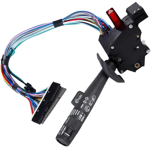 Vista 14 de Interruptor multifunción de señal de giro y limpiaparabrisas, interruptor de combinación compatible con Chrysler PT Cruiser 2001-2005 Reemplaza #