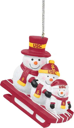 Vista 11 de FOCO NCAA Unisex-Adult Sledding Snowman Holiday Christmas Tree