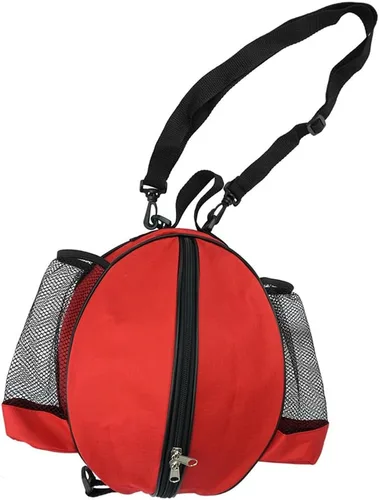 Vista 9 de Tamaño 7 (29.5") Bolsa de baloncesto para pelota de fútbol, fútbol, voleibol, softbol, bolsa de deportes con soporte para bolsa de bola+correa