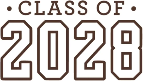 Vista 10 de Calcomanía para planchar de clase 2028, parche de camiseta de clase superior, transferencia de calor, calcomanía gráfica de camiseta HTV para negro