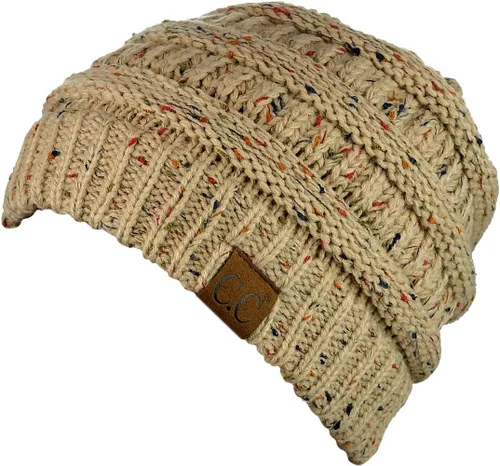 Vista 239 de C.C Trendy Warm Chunky Soft Stretch Cable Knit Beanie